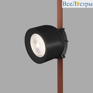 Трековый однофазный светильник Denkirs Belty spot DK5640-BK
