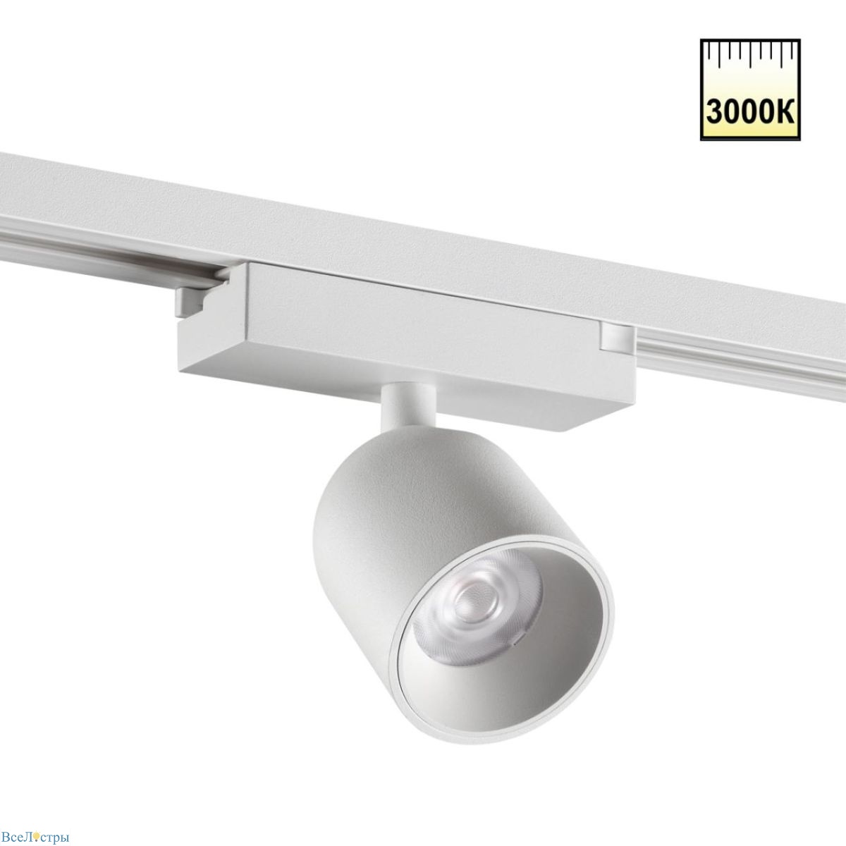 трековый однофазный светильник novotech port solette 359805