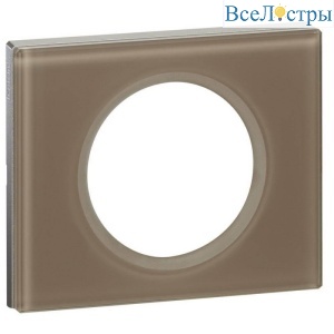 Рамка 1-постовая Legrand Celiane смальта мокка 069461