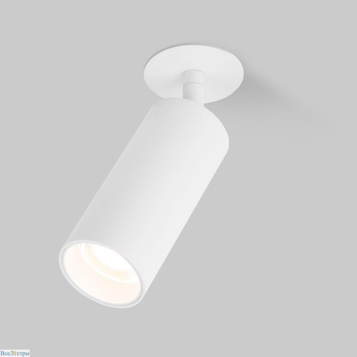 встраиваемый светодиодный спот elektrostandard diffe 25052/led белый a058170