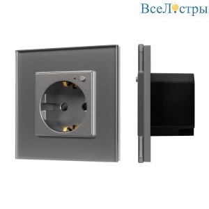 Розетка электрическая с Zigbee управлением Arlight SCT-OMALI-EUZB1-PL-GR (240V, 16A, Zigbee) 050101