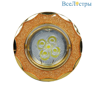 Встраиваемый светильник Elvan TCH-16-MR16-5.3-Amb-Gl