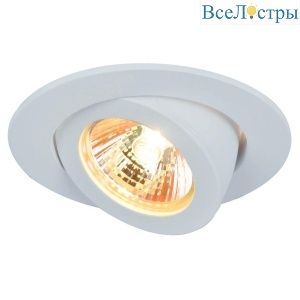 Встраиваемый светильник Arte Lamp Accento A4009PL-1WH
