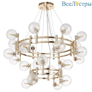 Подвесная люстра Crystal Lux LUXURY SP16+8 GOLD