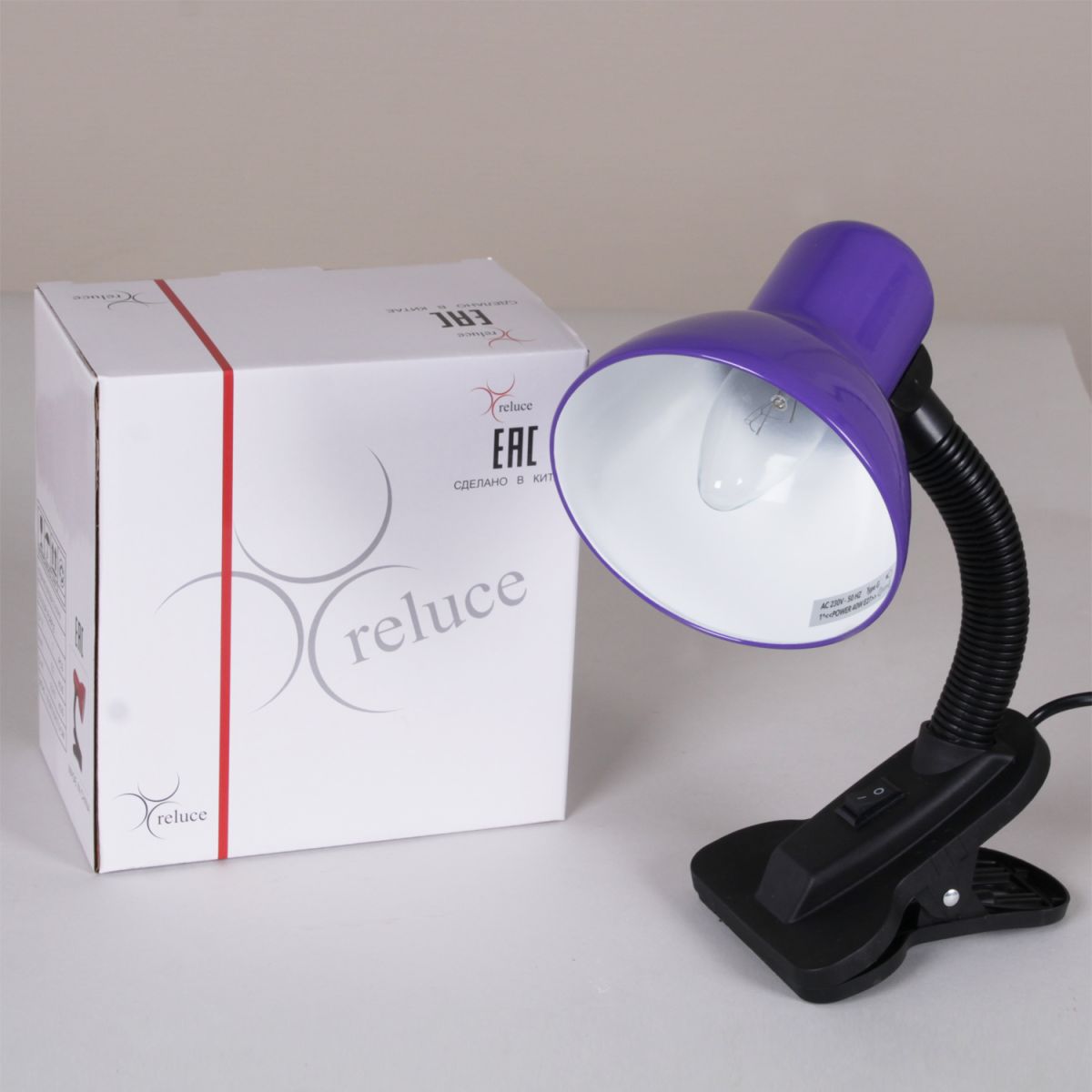 настольная лампа reluce 00108-0.7-01 purple