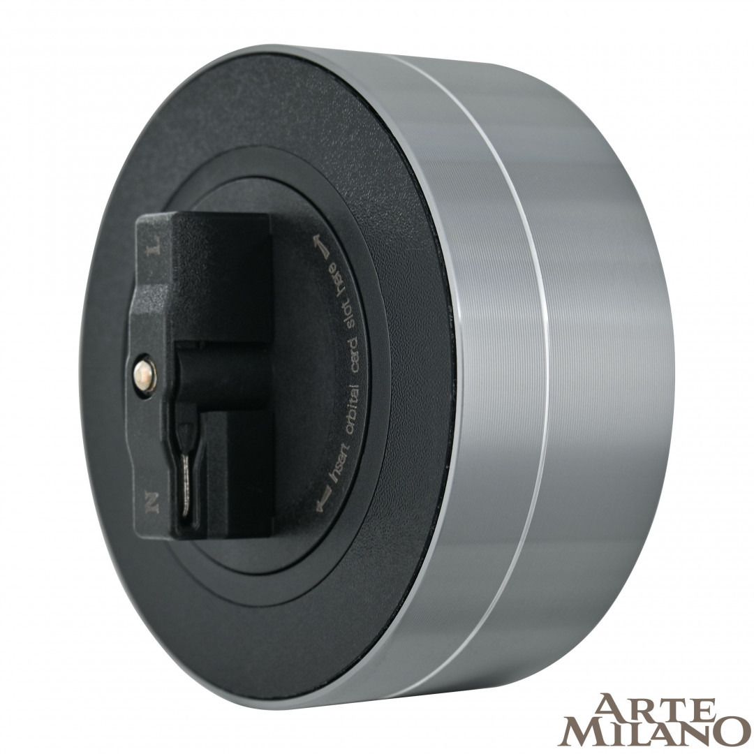 трековая розетка arte milano am-track-sockets 380011ts/usbx2 grey