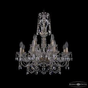 Подвесная люстра Bohemia Ivele Crystal 1411/8+4/195/XL-65 Pa