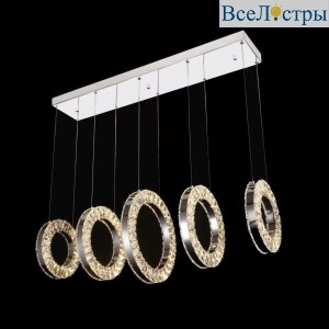 Подвесная светодиодная люстра iLedex Crystal ice 4460-5 72W CR