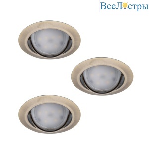 Точечный светильник (в комплекте 3 шт.) Kanlux TRIBIS II O AB 23846