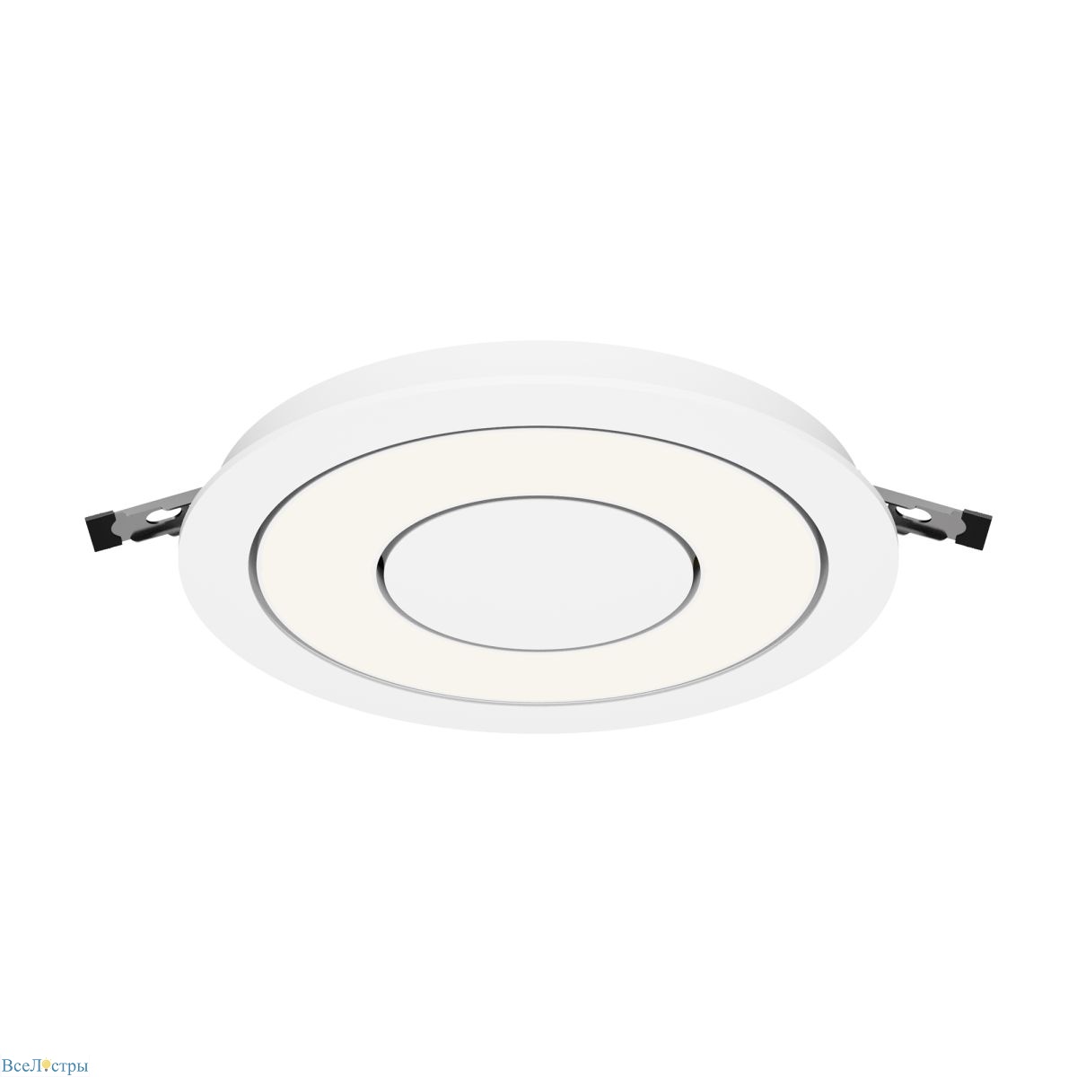 встраиваемый светильник maytoni vector dl102-12w4k-w