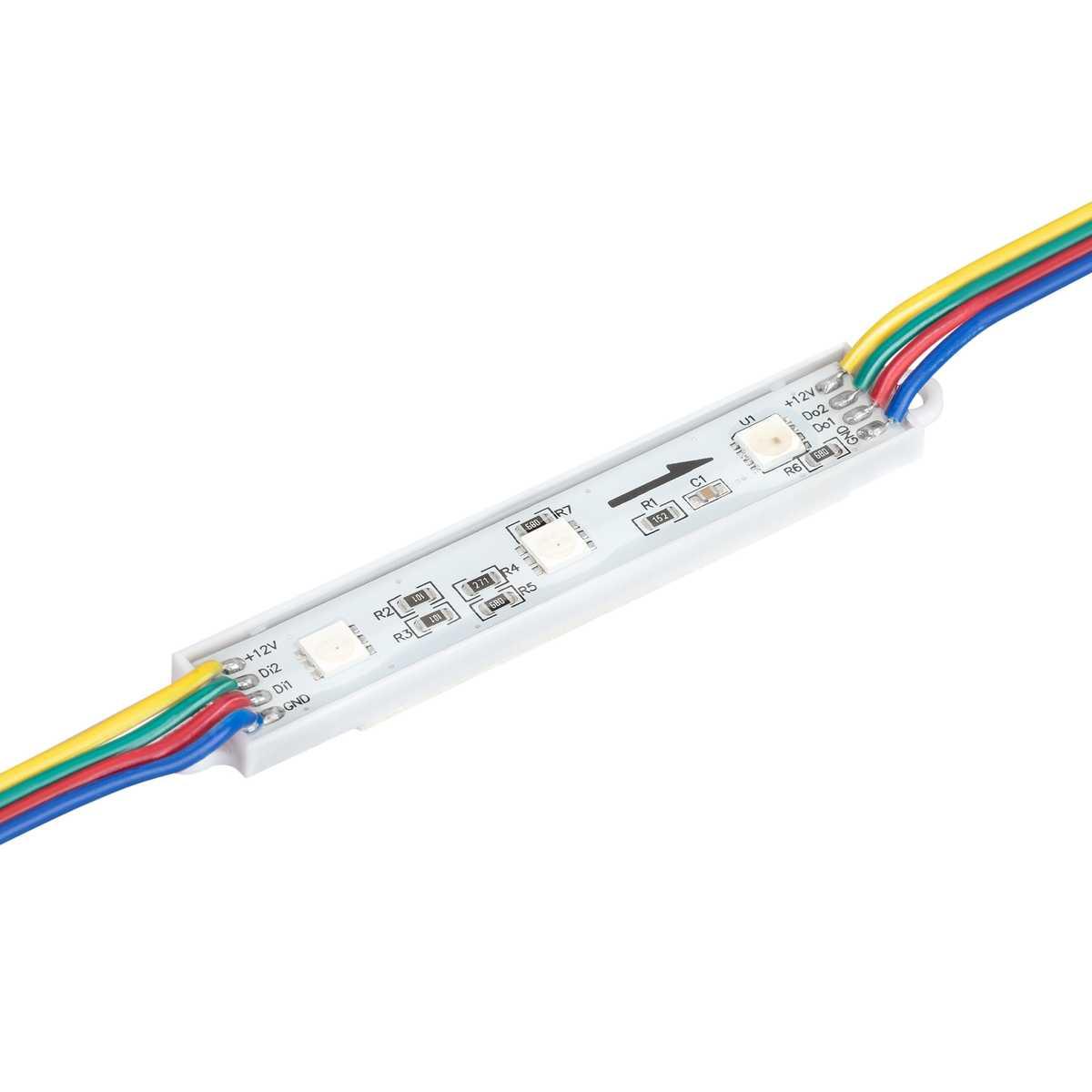 светодиодный модуль arlight spi-b3 12v rgb-ram 036824