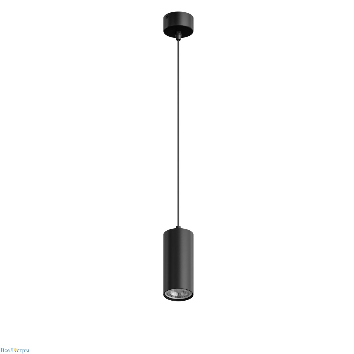 точечный светильник hesby focus hsbl_0093 ip20, 35вт, gu10, чёрный