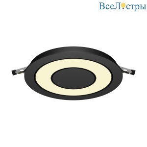 Встраиваемый светильник Maytoni Vector DL102-12W2.7K-B