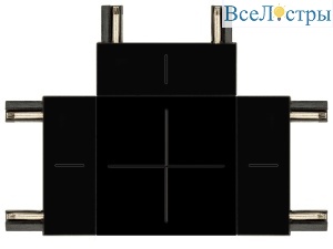 Коннектор Т-образный Эра TRM-S5-CT BK Б0059032