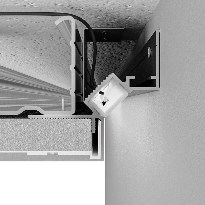 теневой профиль под натяжной потолок arte lamp gap a670206
