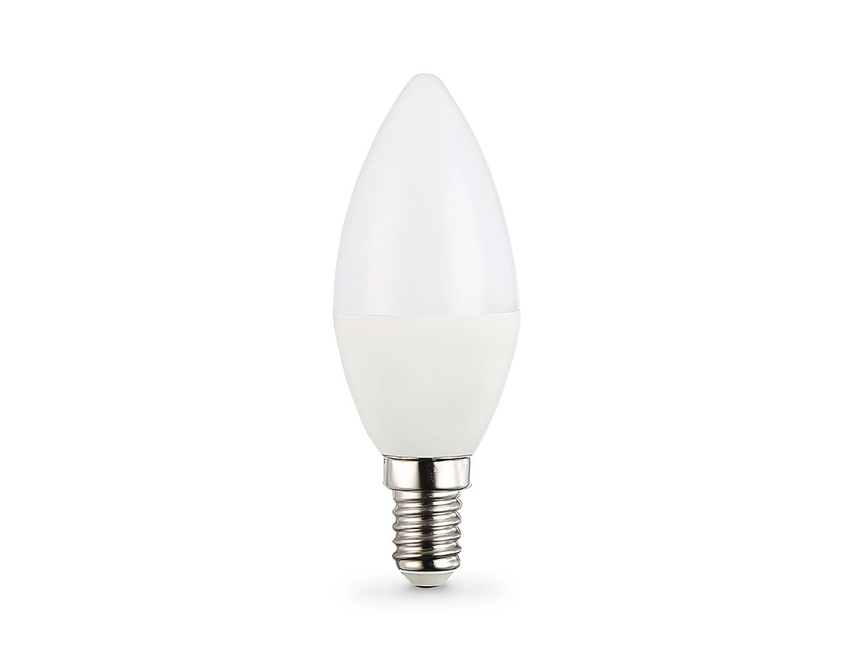 светодиодная лампа ambrella light bulbing e14 13w 4000k свеча 371314