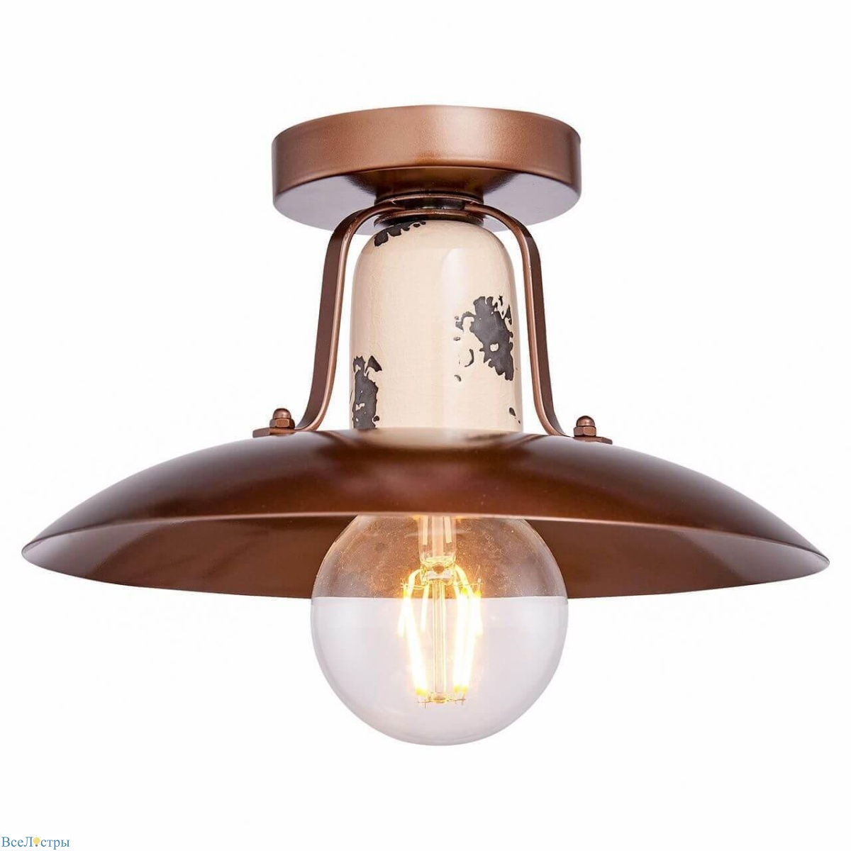 потолочный светильник lussole loft vermilion grlsp-8161