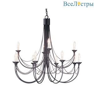 Подвесная люстра Elstead Lighting CB12-BLACK