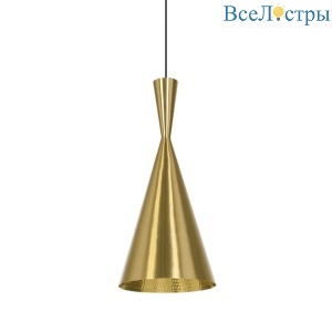 Подвесной светильник Tom Dixon Beat Tall Brass LED BLS03B-PEUM3