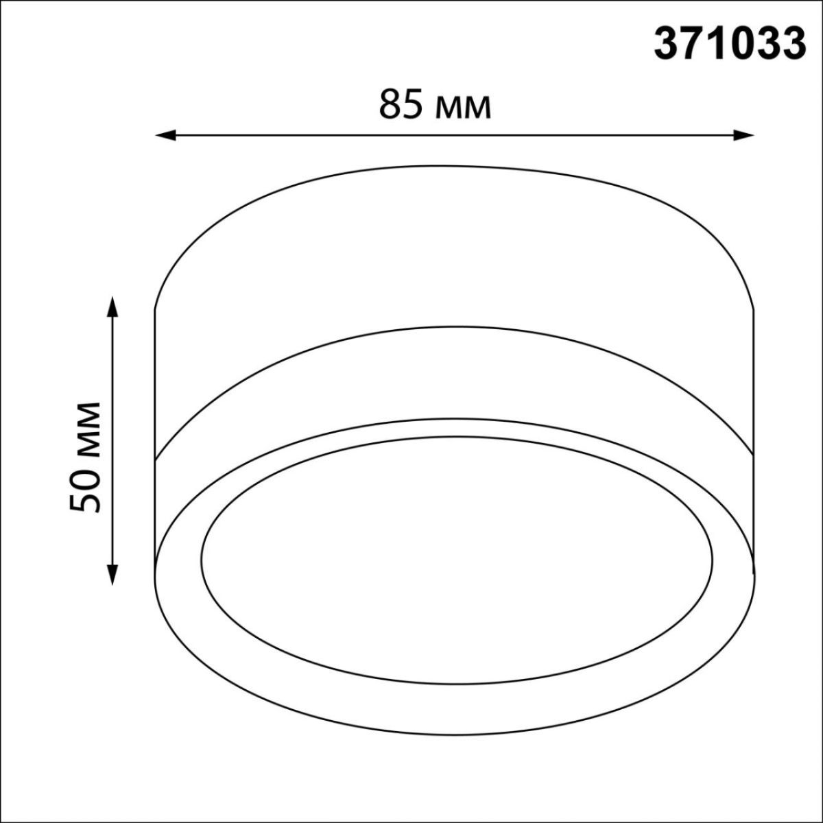 накладной светильник novotech over lirio 371033