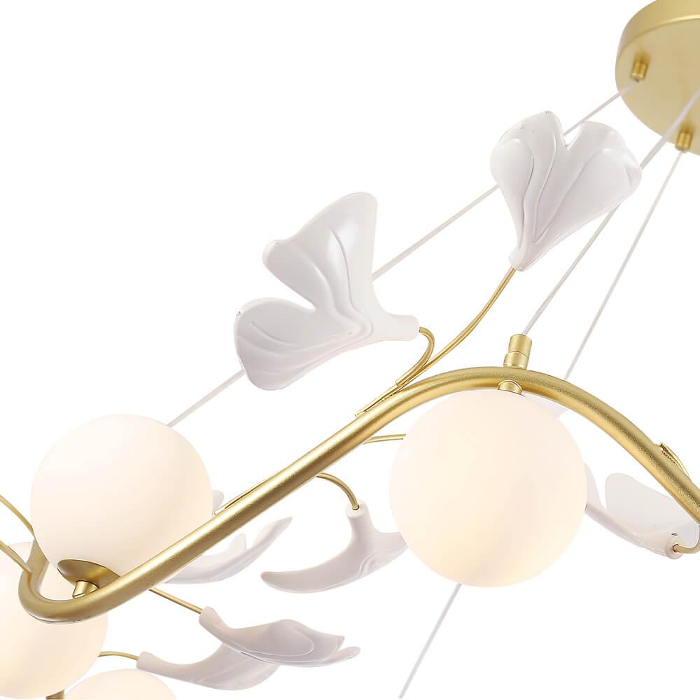 подвесная люстра crystal lux colibri sp10 gold