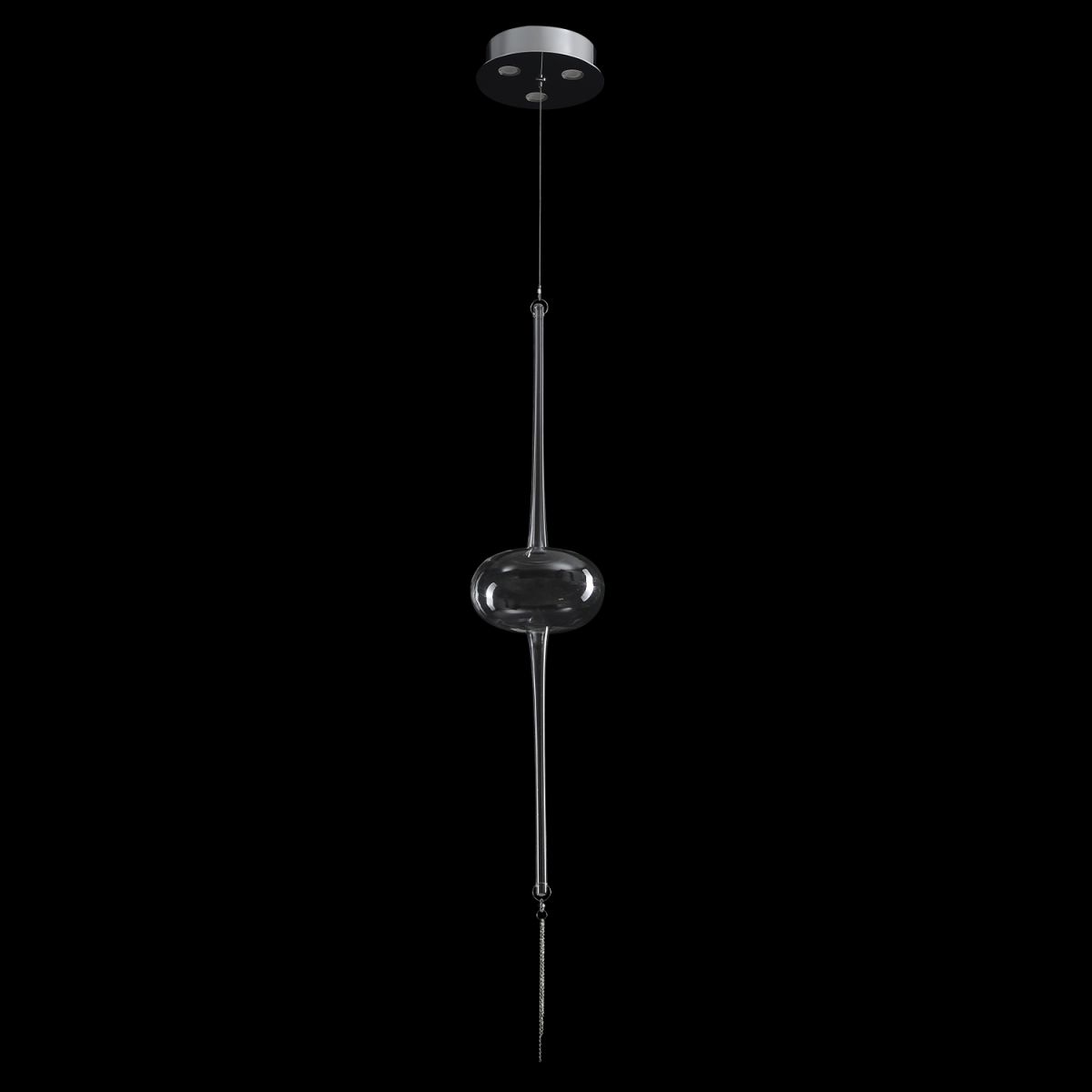 подвесной светильник crystal lux glass sp3w led chrome
