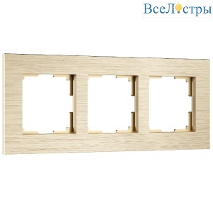 Рамка на 3 поста Werkel AluMax 4690389204081 W0033511 a066335
