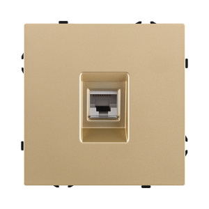 Розетка Ethernet RJ45 Cat.6, золотой Kollinger Eclipse EC-017GD