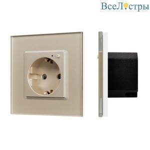 Розетка электрическая с Zigbee управлением Arlight SCT-OMALI-EUZB1-PL-GD (240V, 16A, Zigbee) 050218