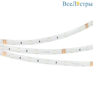 Светодиодная влагозащищенная лента Arlight 7,2W/m 30LED/m 5060SMD разноцветная 5M RTW-SE-B30-10mm 24V RGB 021732(2)