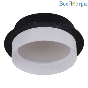 Встраиваемый светильник Reluce 53004-9.0-001RLD GX53 BK