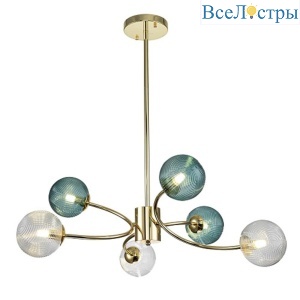 Подвесная люстра Indigo Selva 11032/6R Gold V000296