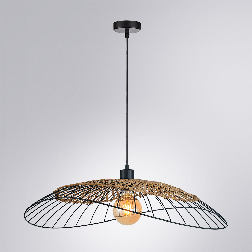 подвесной светильник arte lamp woodstock a7061sp-1bk