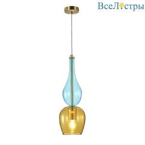 Подвесной светильник Indigo Millefiori 11065/1P Amber V000547