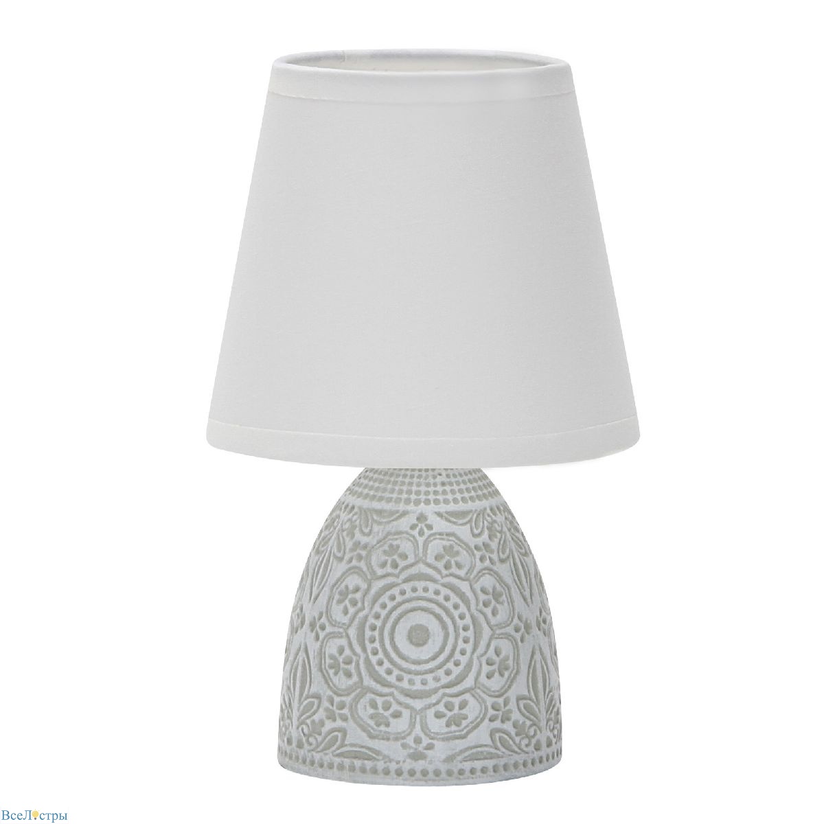настольная лампа uniel uml-b301 e14 light grey ul-00010751