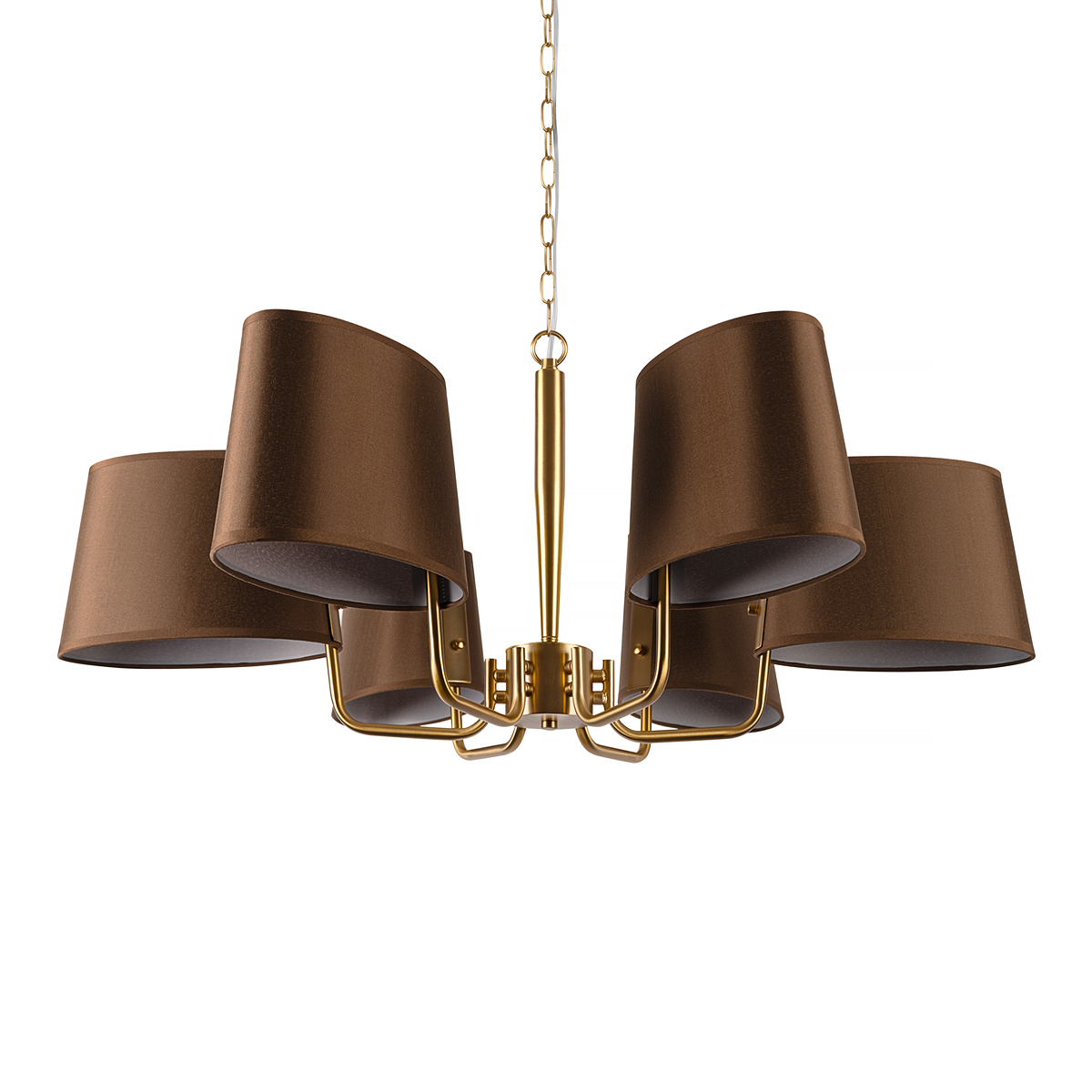 подвесная люстра loft it hilton 10527/6 brass