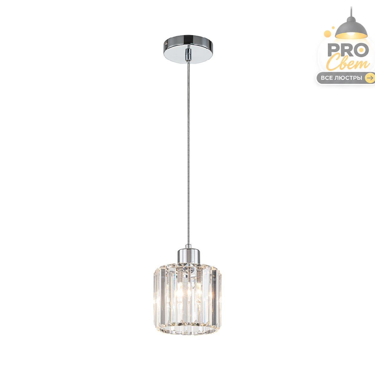 подвесной светильник escada adorn 10192/1s chrome