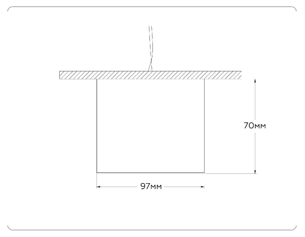 накладной светильник ambrella light gx standard tech techno spot tn52881