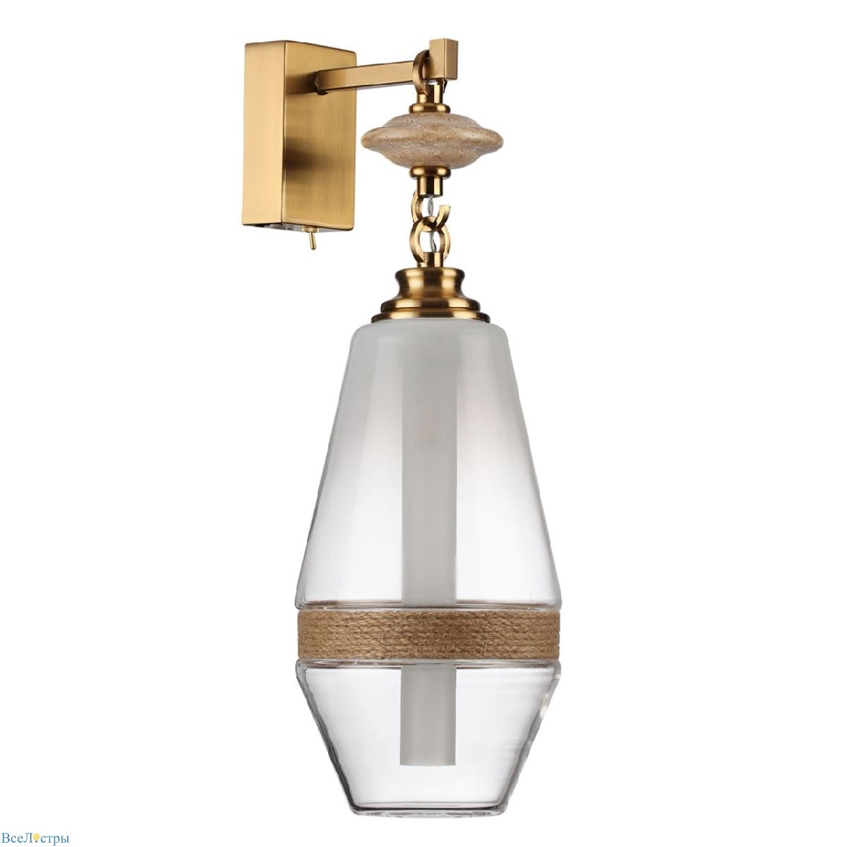 бра odeon light pendant krema 5441/1w