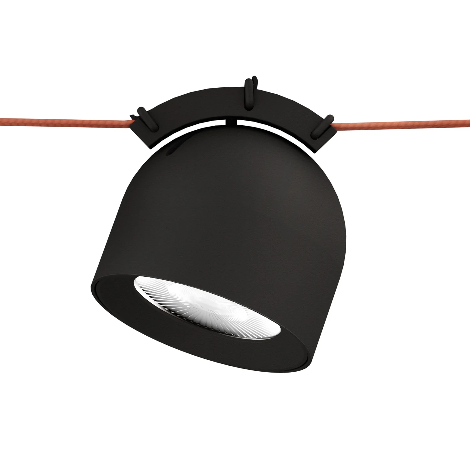 трековый однофазный светильник denkirs belty spot dk5540-bk