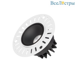 Встраиваемый светильник Arlight MS-ATLAS-TRIMLESS-R50-8W Warm3000 (BK, 32deg, 230V) 031882(1)