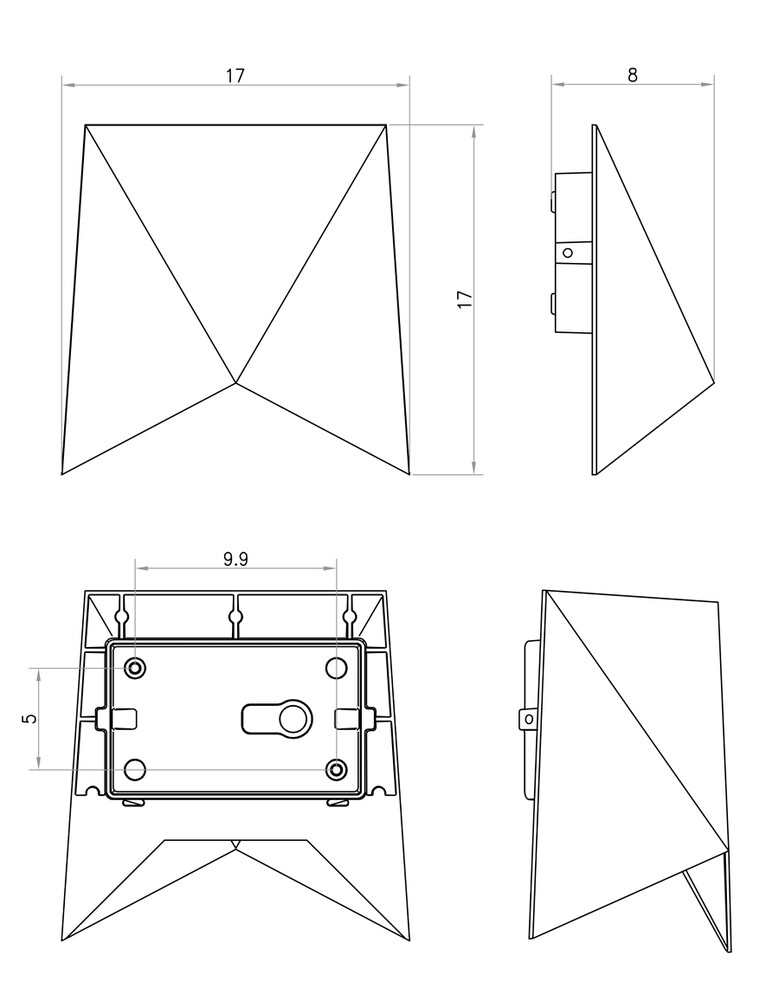 уличный настенный светильник arte lamp busta a1609al-1bk