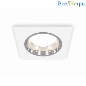 Комплект встраиваемого светильника Ambrella light Techno Spot XC6520003 SWH/PSL белый песок/серебро полированное (C6520, N6112)