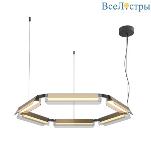 Подвесная люстра Maytoni Flat MOD296PL-L60BS3K