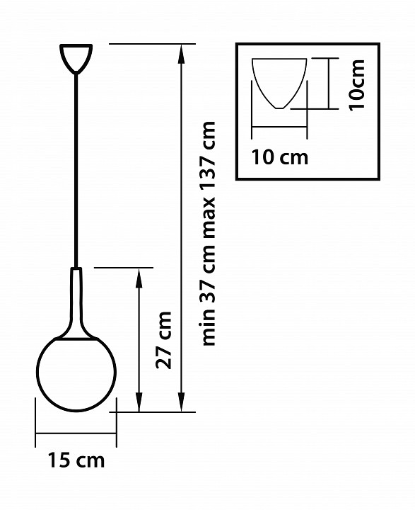 подвесной светильник lightstar globo 813012
