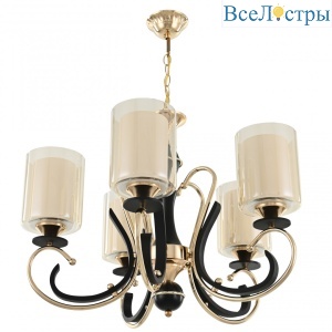 Подвесная люстра Arte Milano Florentia 302237/5 Bk/Gd