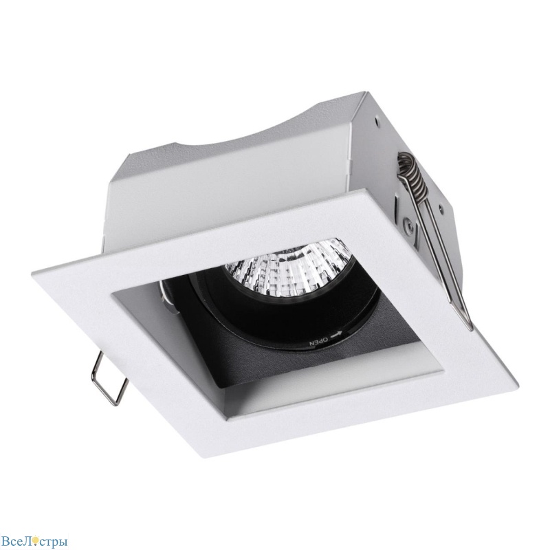 встраиваемый светильник novotech gesso 370712