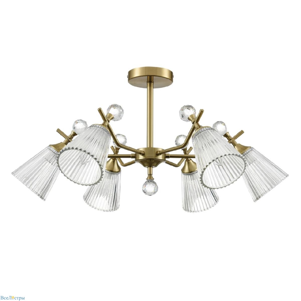 люстра на штанге lumion aurica 8046/6c