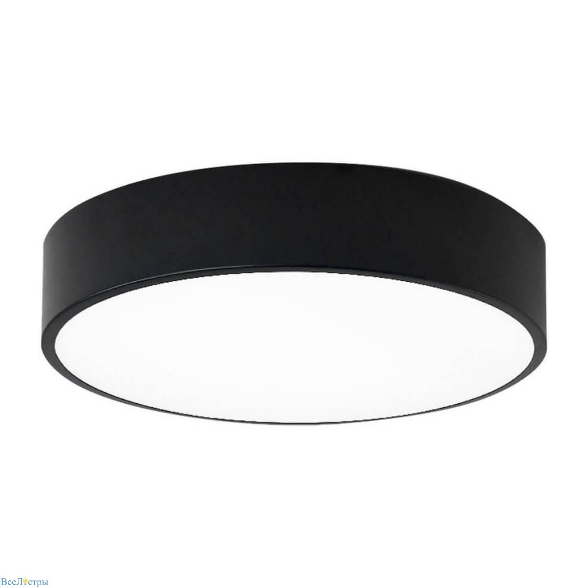 люстра медина черная d80 h10 led 90w (4000k) 05480,19