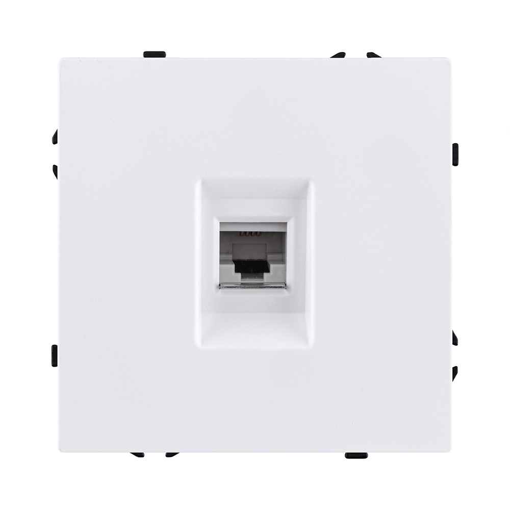 розетка телефонная rj11, белый матовый kollinger eclipse ec-019wh
